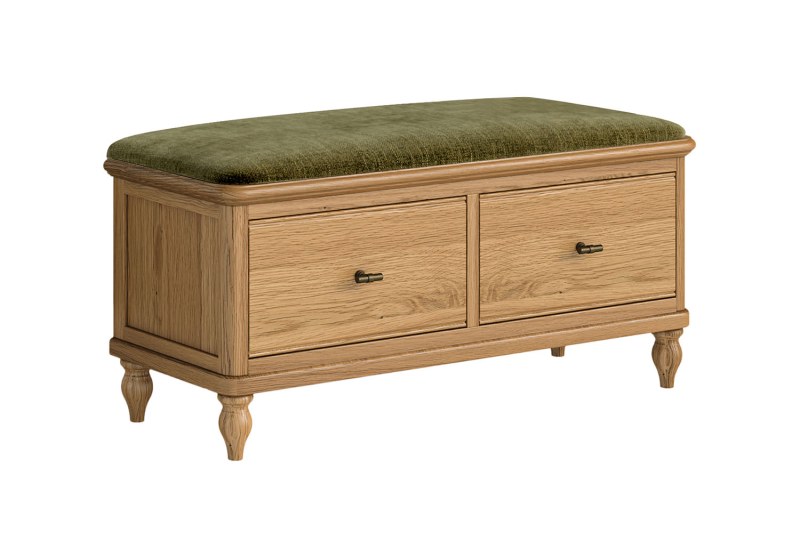 Verona Oak Storage Bench Verona Oak Storage Bench