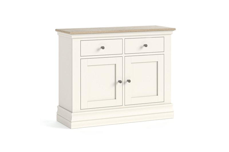 Provence Painted Off-White Oak Small Sideboard Provence Painted Off-White Oak Small Sideboard