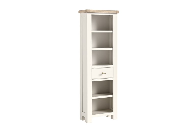 Windsor Country Oak Painted Slim Bookcase Windsor Country Oak Painted Slim Bookcase