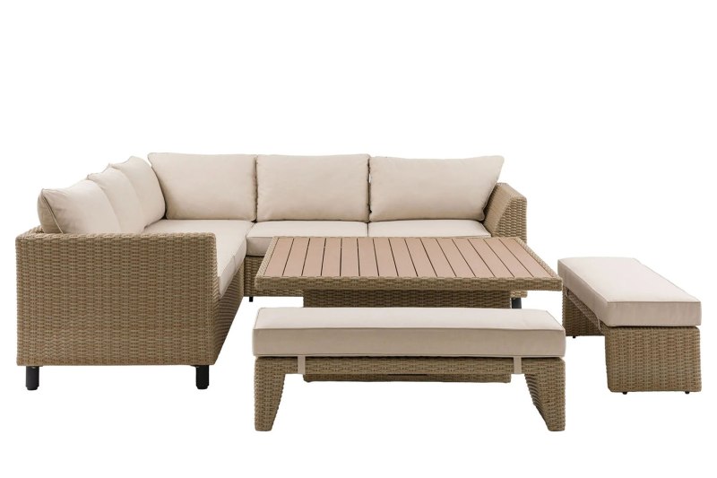 Gallery Direct Salcombe Outdoor Garden Lounge Set Gallery Direct Salcombe Outdoor Garden Lounge Set