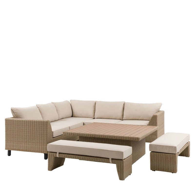 Gallery Direct Salcombe Outdoor Garden Lounge Set Gallery Direct Salcombe Outdoor Garden Lounge Set