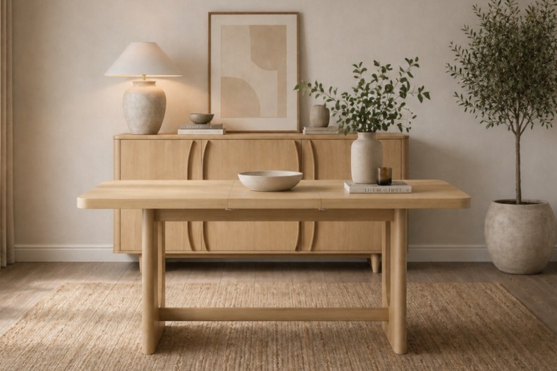 Cara Oak Extending Dining Table Cara Oak Extending Dining Table