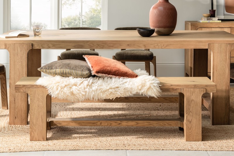Wyatt Reclaimed Oak 160cm Dining Bench Wyatt Reclaimed Oak 160cm Dining Bench