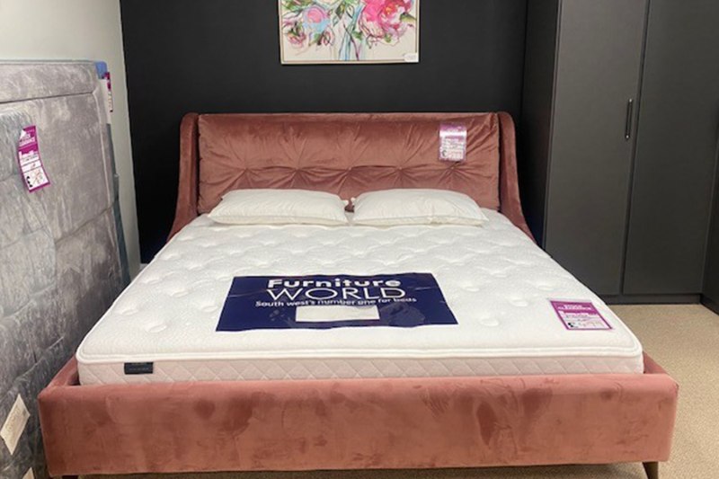 Ex-Display St Austell - 6'0 Ralph Lumino Rose Bed Frame Ex-Display St Austell - 6'0 Ralph Lumino Rose Bed Frame