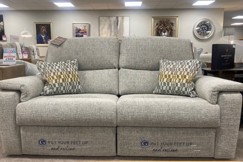 Ex-Display St Austell - G Plan Harper Large Double Recliner Sofa with USB Ex-Display St Austell - G Plan Harper Large Double Recliner Sofa with USB