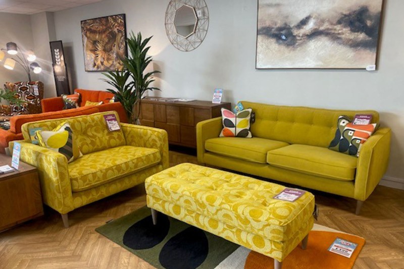 Ex-Display St Austell - Orla Kiely Ebben Footstool Ex-Display St Austell - Orla Kiely Ebben Footstool