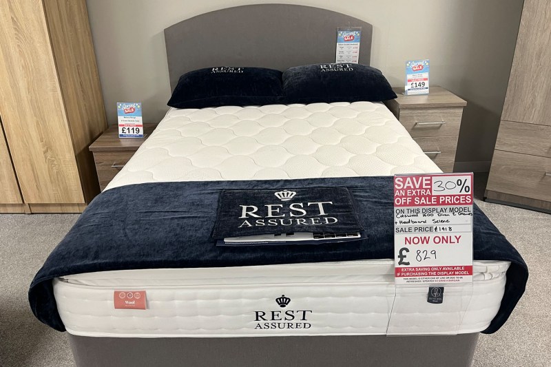 Ex-Display Redruth - Cotswold 1600 Divan 2 Drawer Bed + Selene Headboard Ex-Display Redruth - Cotswold 1600 Divan 2 Drawer Bed + Selene Headboard