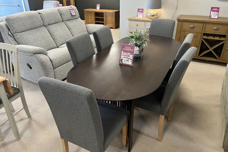 Ex-Display Redruth - Soho Table + 6 Chairs Ex-Display Redruth - Soho Table + 6 Chairs