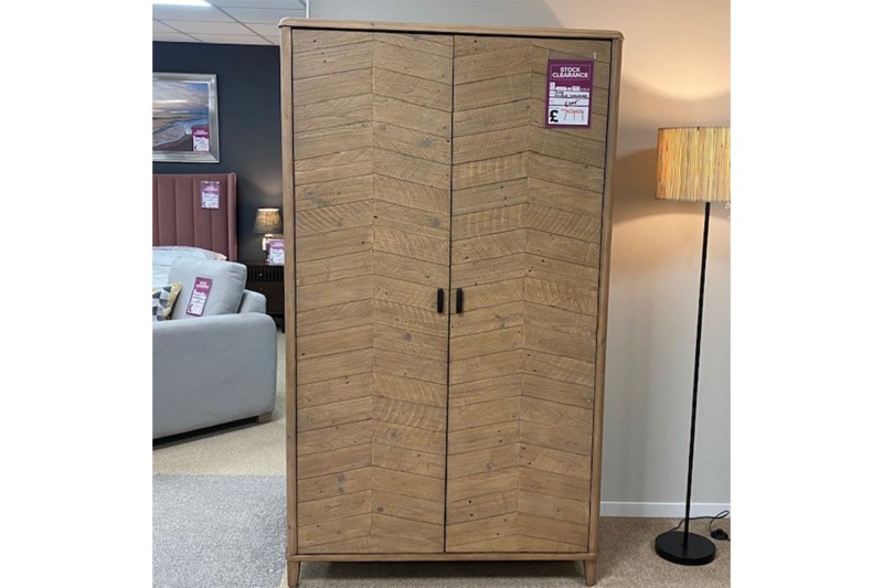 Ex-Display St Austell - Baker Jude Reclaimed Wood Wardrobe Ex-Display St Austell - Baker Jude Reclaimed Wood Wardrobe