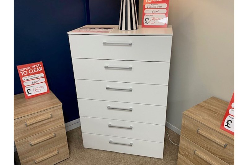 Ex-Display St Austell - Aldono 6 Drawer Chest of Drawers Ex-Display St Austell - Aldono 6 Drawer Chest of Drawers