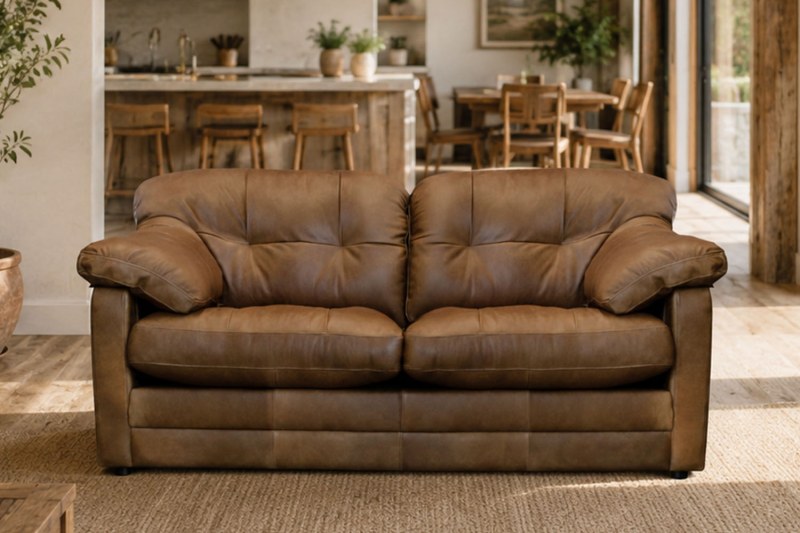 Alexander & James Bailey Leather 2 Seater Sofa Alexander & James Bailey Leather 2 Seater Sofa