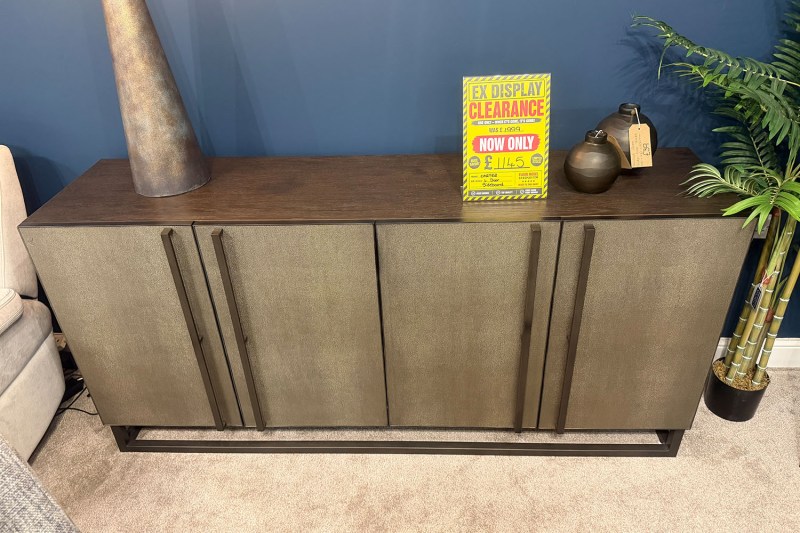 Ex-Display Truro - Carter 4 Door Sideboard Ex-Display Truro - Carter 4 Door Sideboard