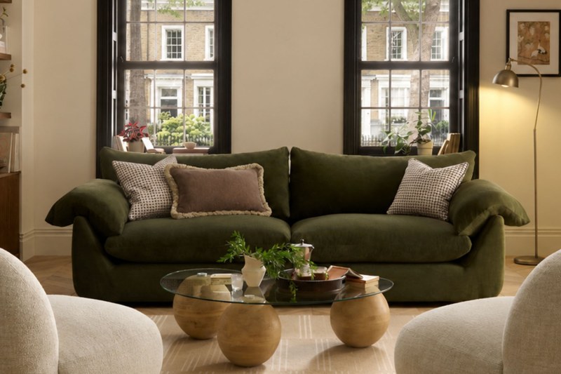 Vogue Williams Bayswater Extra Large 4 Seater Sofa - W265cm Vogue Williams Bayswater Extra Large 4 Seater Sofa - W265cm