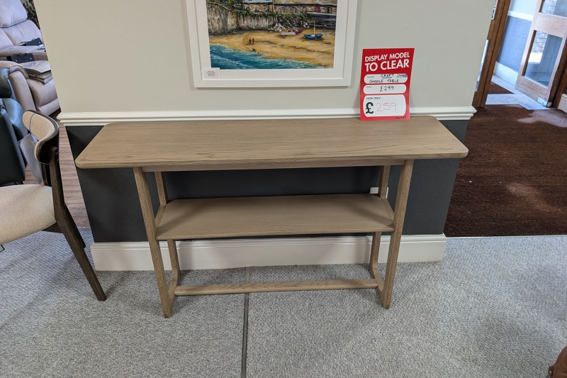 Ex-Display Newquay - Gallery Direct Craft Console Table Smoked Ex-Display Newquay - Gallery Direct Craft Console Table Smoked