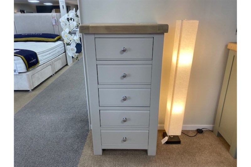 Ex-Display St Austell - Salcombe Tall Boy Chest of Drawers Ex-Display St Austell - Salcombe Tall Boy Chest of Drawers