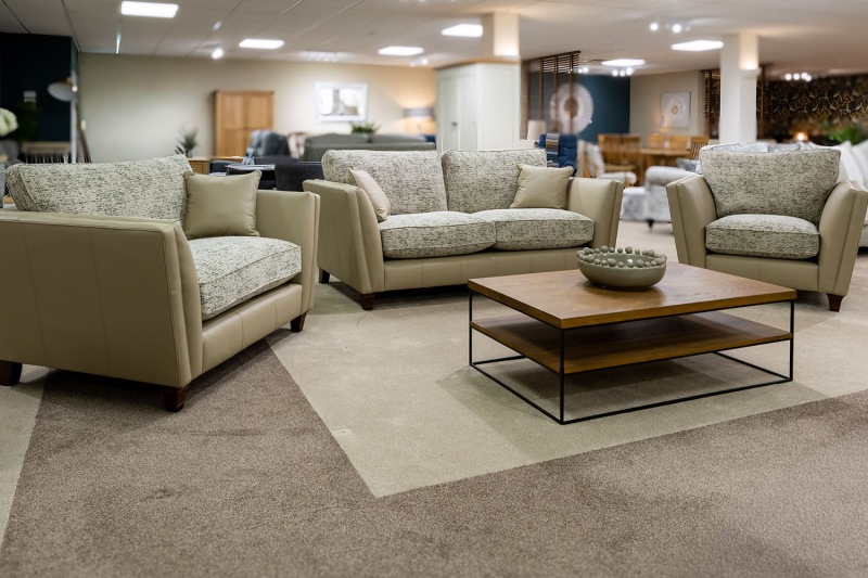Ex-Display Liskeard - Parker Knoll Harlow Large 2 Seater Sofa & Snuggler & Chair Ex-Display Liskeard - Parker Knoll Harlow Large 2 Seater Sofa & Snuggler & Chair