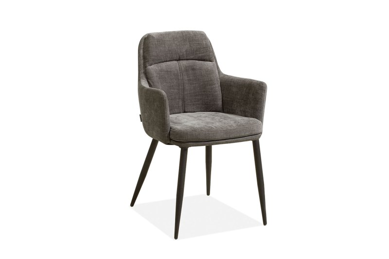 Donna Fabric Dining Chair in Miami Ash (Pair) Donna Fabric Dining Chair in Miami Ash (Pair)