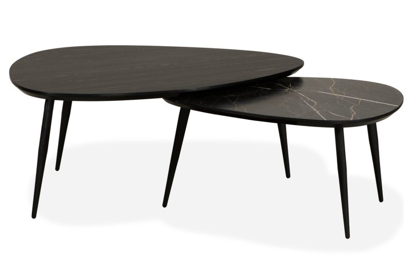Dortmund 2-Piece XL Coffee Nest of Tables Set Dortmund 2-Piece XL Coffee Nest of Tables Set