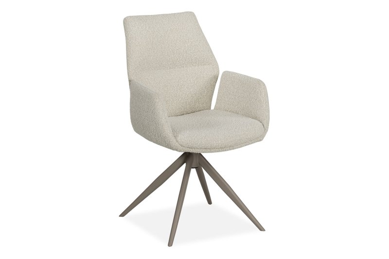 Faido Fabric Dining Chair in Touch Pearl (Pair) Faido Fabric Dining Chair in Touch Pearl (Pair)