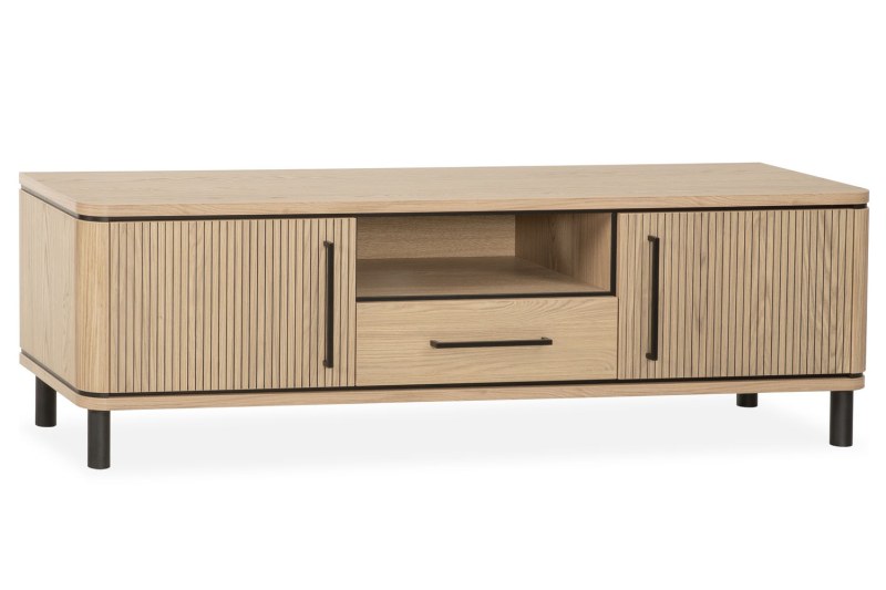 Medway Blond Oak Lamulux 160cm Large TV Unit Medway Blond Oak Lamulux 160cm Large TV Unit