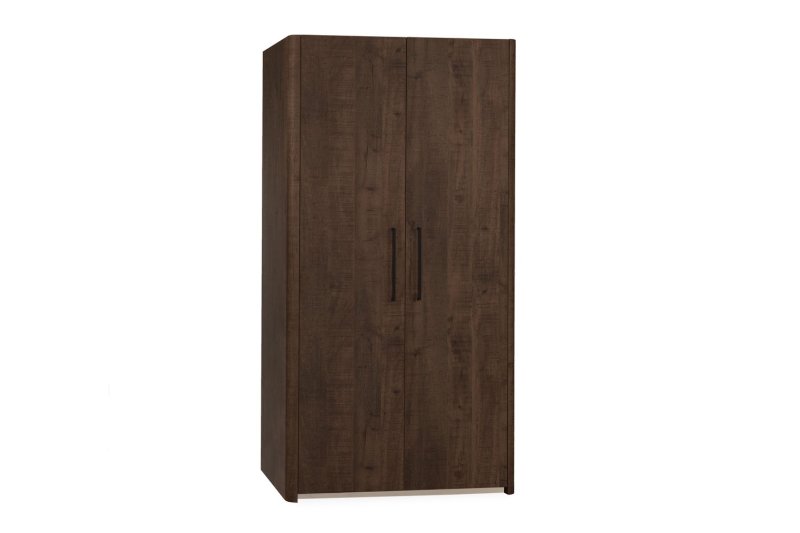 Midnight Lamulux Wood-Effect 2 Door Wardrobe Midnight Lamulux Wood-Effect 2 Door Wardrobe