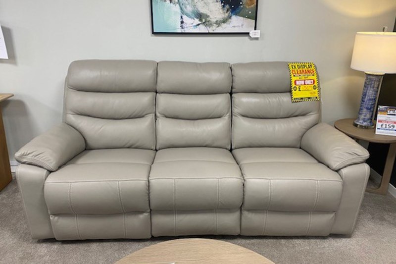 Ex-Display St Austell - Halo Leather Power Recliner 3 Seater Sofa Ex-Display St Austell - Halo Leather Power Recliner 3 Seater Sofa