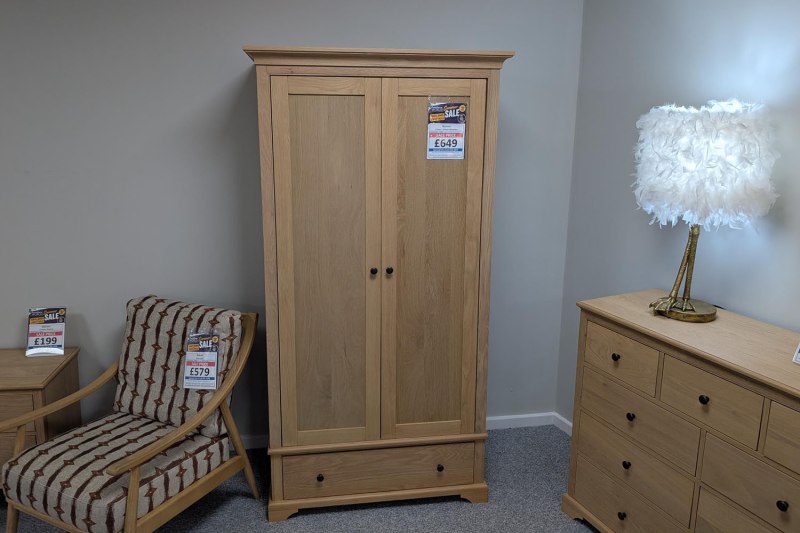 Ex-Display Newquay - Gallery Direct Malvern 2 Door Wardrobe Ex-Display Newquay - Gallery Direct Malvern 2 Door Wardrobe