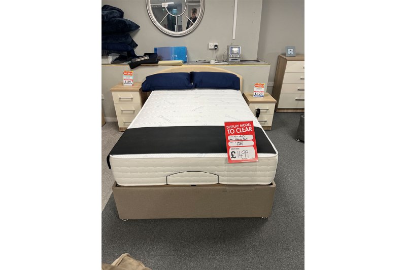 Ex-Display Redruth - Eclipes 4ft Small Double Electric Divan Bed Ex-Display Redruth - Eclipes 4ft Small Double Electric Divan Bed
