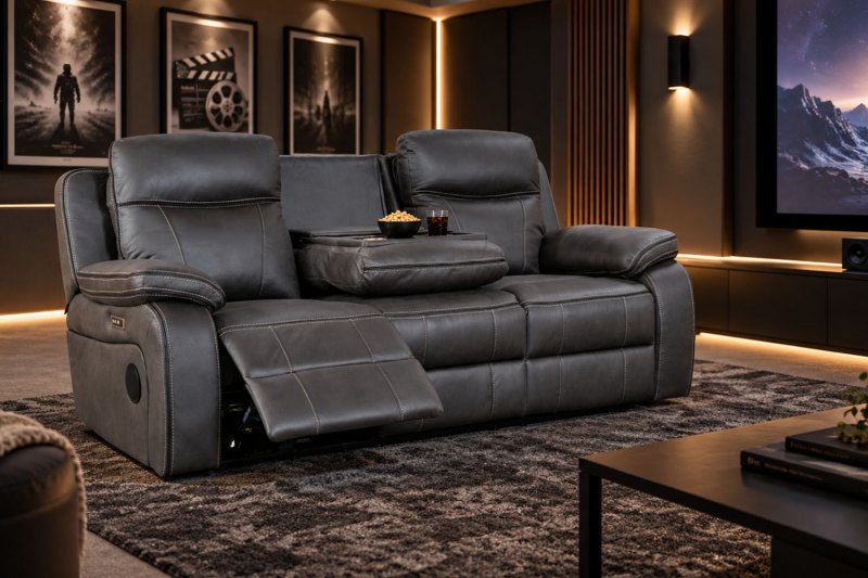 California 3 Seater Cinema Tech Power Recliner Sofa California 3 Seater Cinema Tech Power Recliner Sofa