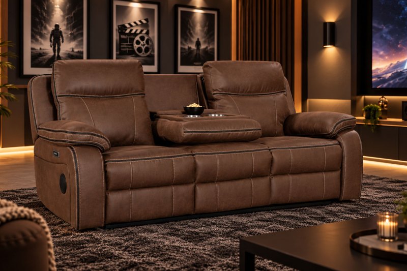 California 3 Seater Cinema Tech Power Recliner Sofa California 3 Seater Cinema Tech Power Recliner Sofa