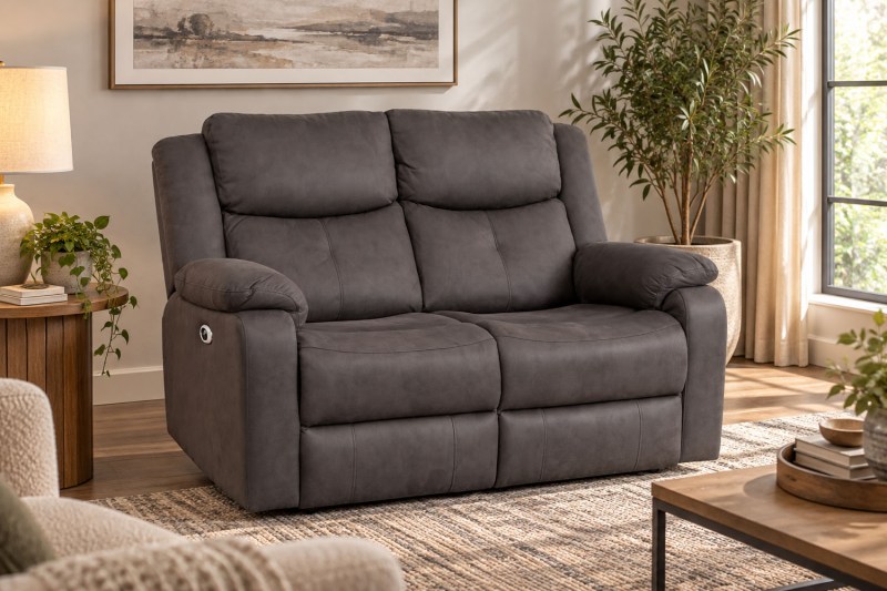 Rome Fabric Recliner 2 Seater Sofa Rome Fabric Recliner 2 Seater Sofa