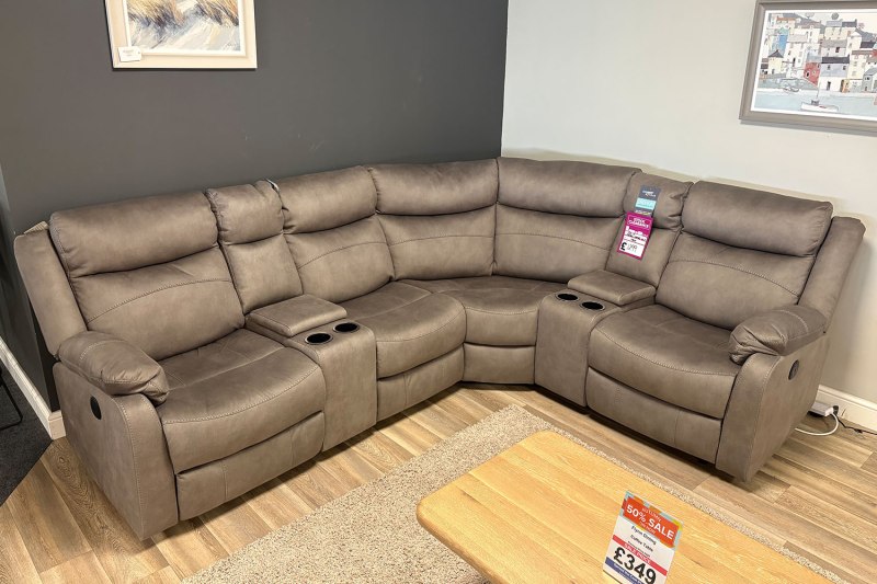 Ex-Display Redruth - Erica Power Recliner Corner Sofa Unit Ex-Display Redruth - Erica Power Recliner Corner Sofa Unit