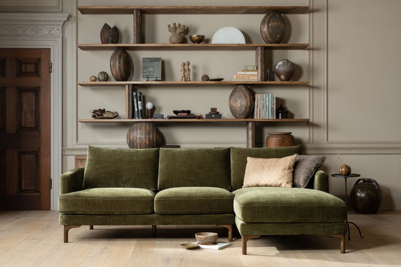 Florence Upholstered 4 Seater Chaise Sofa Florence Upholstered 4 Seater Chaise Sofa