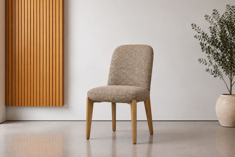 Margot Bronze Fabric Dining Chair (Pair) Margot Bronze Fabric Dining Chair (Pair)