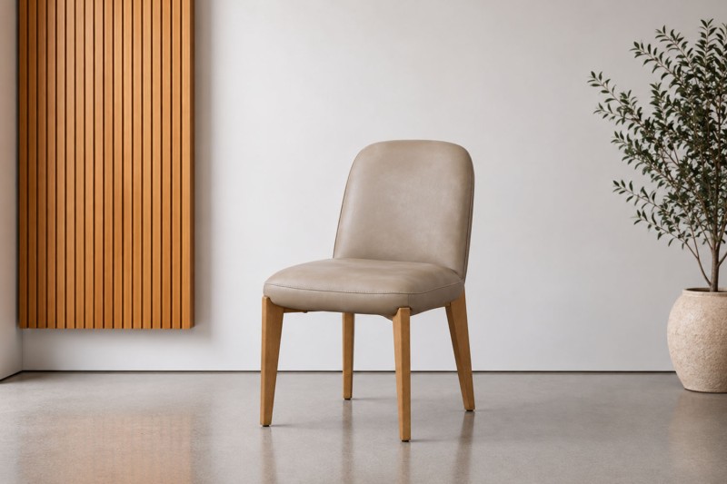 Margot Misty PU Leather Dining Chair (Pair) Margot Misty PU Leather Dining Chair (Pair)