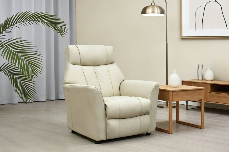 Rowan Leather Fixed Chair Rowan Leather Fixed Chair