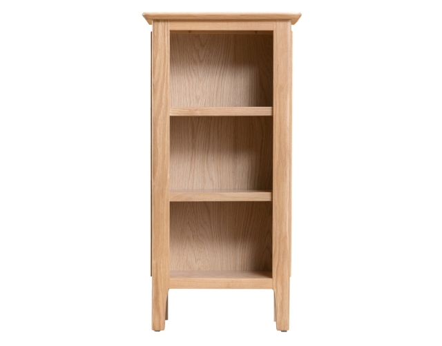 Oxford Oak Small Narrow Bookcase
