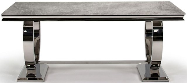 Vida Living Arianna Grey Marble 180cm Dining Table