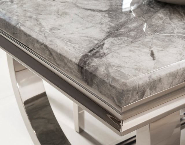 Arianna Grey Marble 180cm Dining Table Furniture World