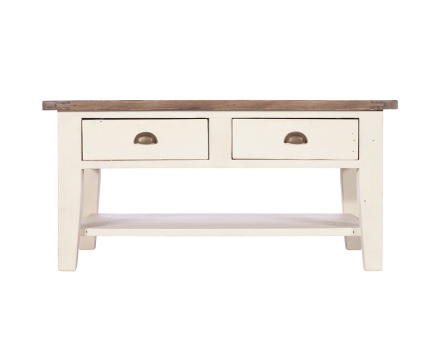 Baker Furniture Cranford Reclaimed Wood Coffee Table