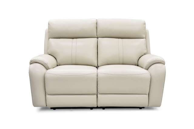 La Z Boy Winchester Leather 2 Seater, Two Seater Cream Leather Recliner Sofa
