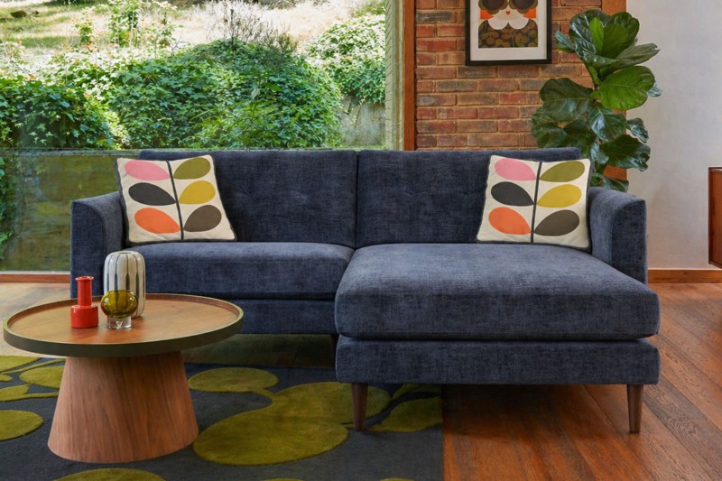 Orla Kiely Linden L Shape Large Chaise Sofa Orla Kiely Linden L Shape Large Chaise Sofa