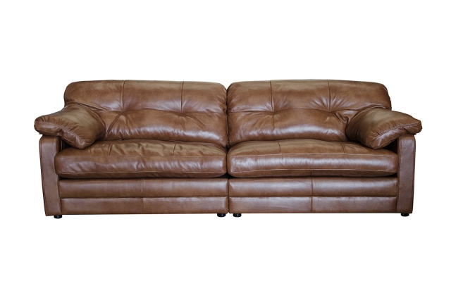 Alexander James Bailey Leather 4, James Leather Sofa