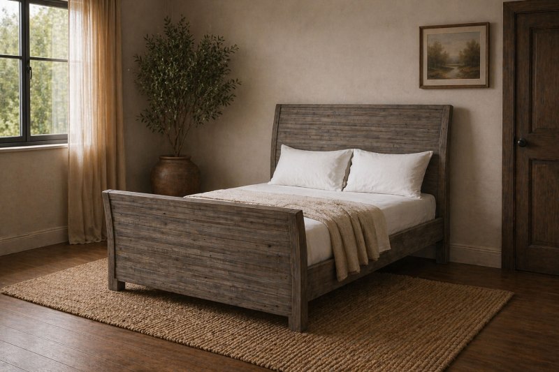 Tuscan Springs Reclaimed Wood Bedframe Tuscan Springs Reclaimed Wood Bedframe