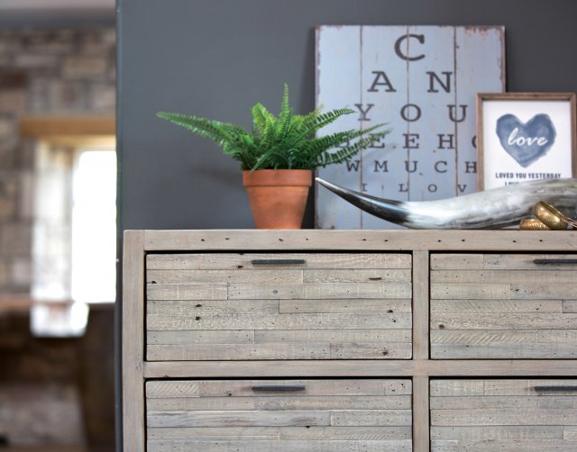 Recycled clearance wood dresser