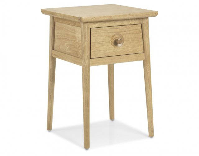 Heritage Henley Solid Oak Lamp Table With Drawer