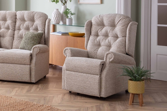 Celebrity Woburn Fabric Petite Fixed Chair