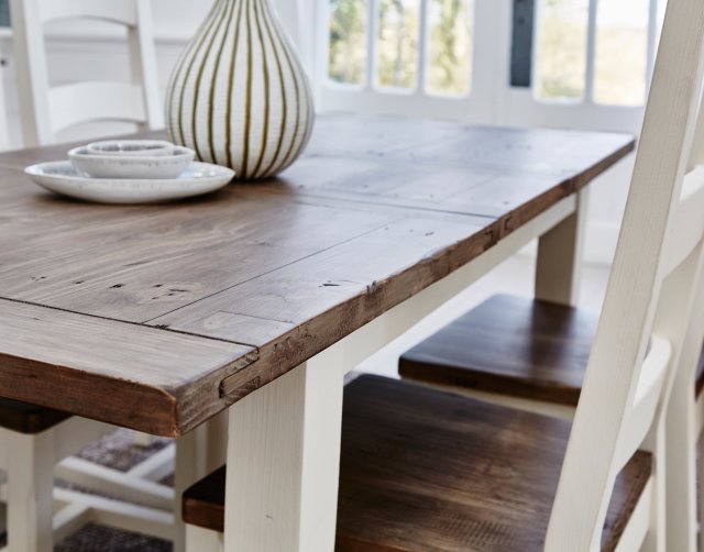 Cranford Reclaimed Wood Dining Table, Reclaimed Wood Kitchen Table Uk