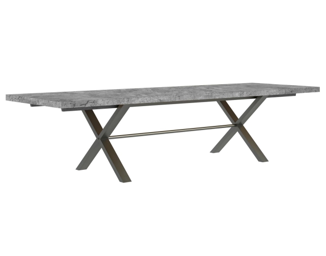 Classic Furniture Forge Stone Effect 190 Dining Table