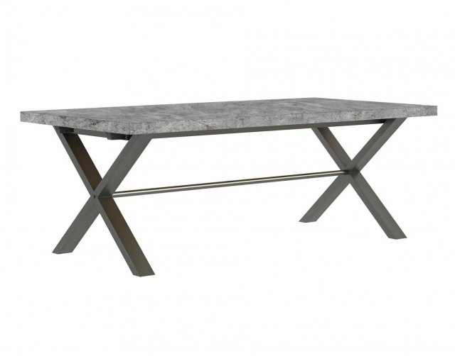 Classic Furniture Forge Stone Effect 150 Dining Table